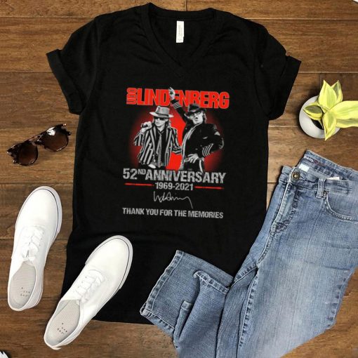 52nd Anniversary Of The Udo Lindenberg 1969 2021 Signature Thank You For The Memories shirt