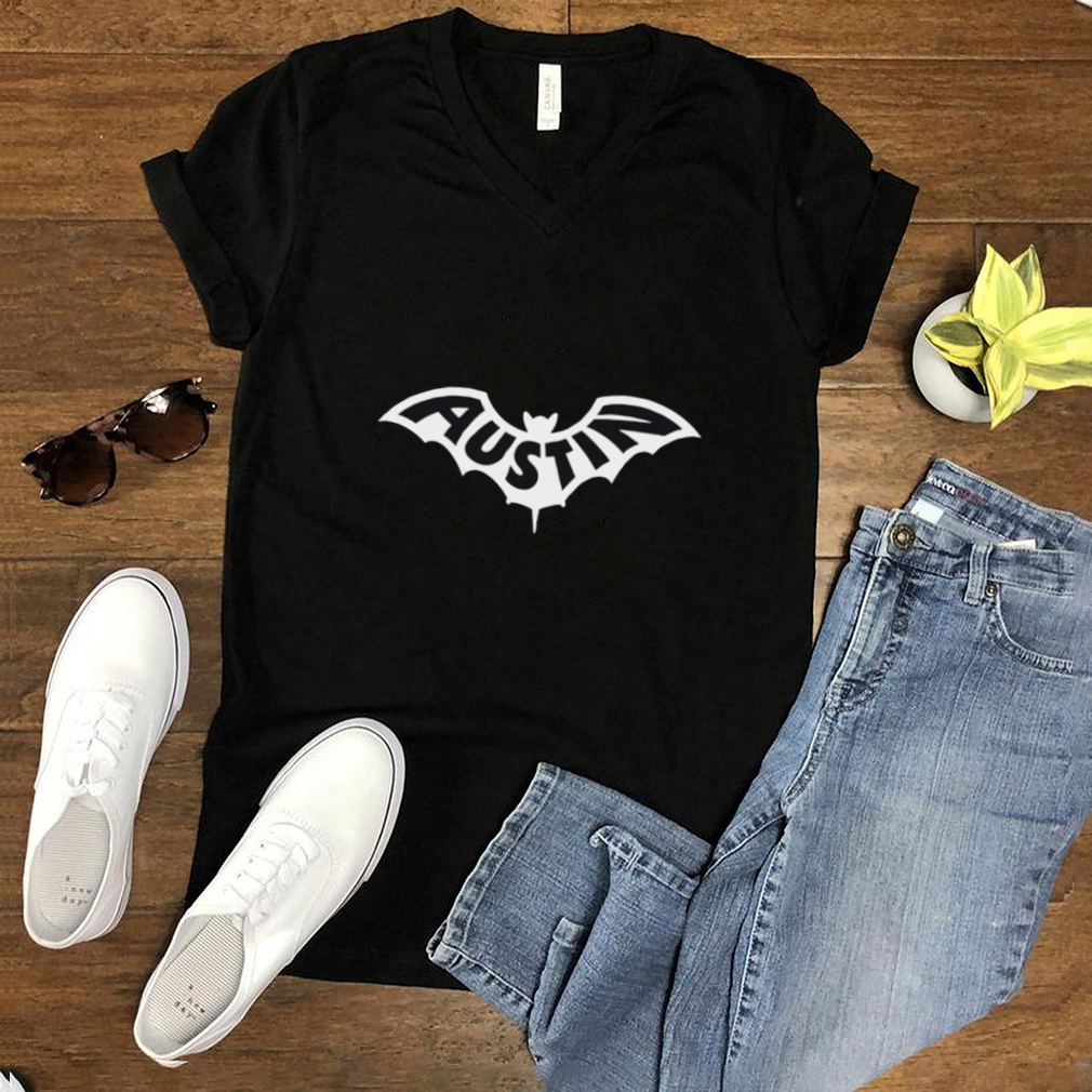 AUSTIN BAT Austin TX Bat Logo Design shirt
