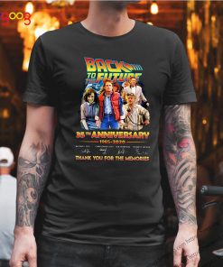 Back to the future 35th anniversary thank you for the memories shirt