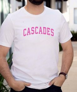 Cascades Virginia VA Vintage Sports Design Pink Design shirt