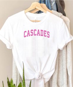 Cascades Virginia VA Vintage Sports Design Pink Design shirt