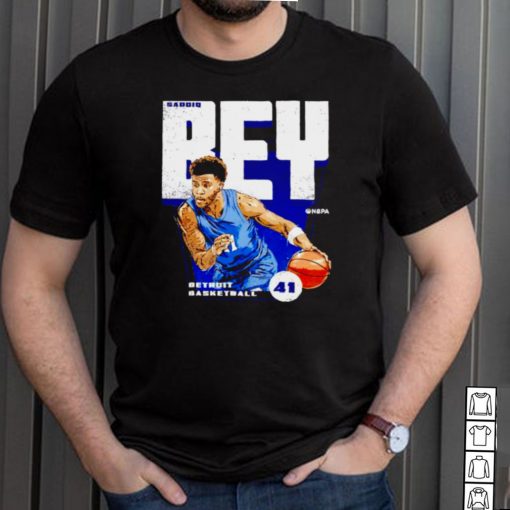 Detroit Basketball Saddiq Bey Premiere shirt