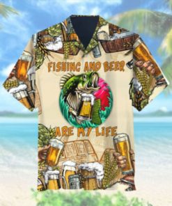 Fishing And Beer Hawaiian Shirt