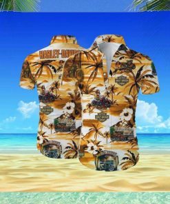 Harley Davidson Hawaii Hawaiian Shirt Fashion Tourism For Men, Women Shirt