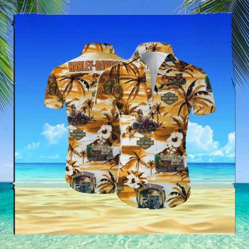 Harley Davidson Hawaii Hawaiian Shirt Fashion Tourism For Men, Women Shirt