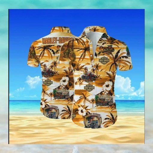 Harley Davidson Hawaii Hawaiian Shirt Fashion Tourism For Men, Women Shirt
