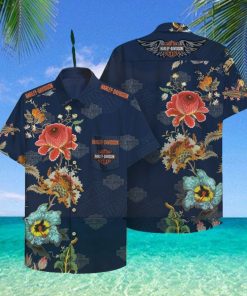 Harley Davidson Hawaii Hawaiian Shirt Fashion Tourism
