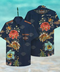 Harley Davidson Hawaii Hawaiian Shirt Fashion Tourism