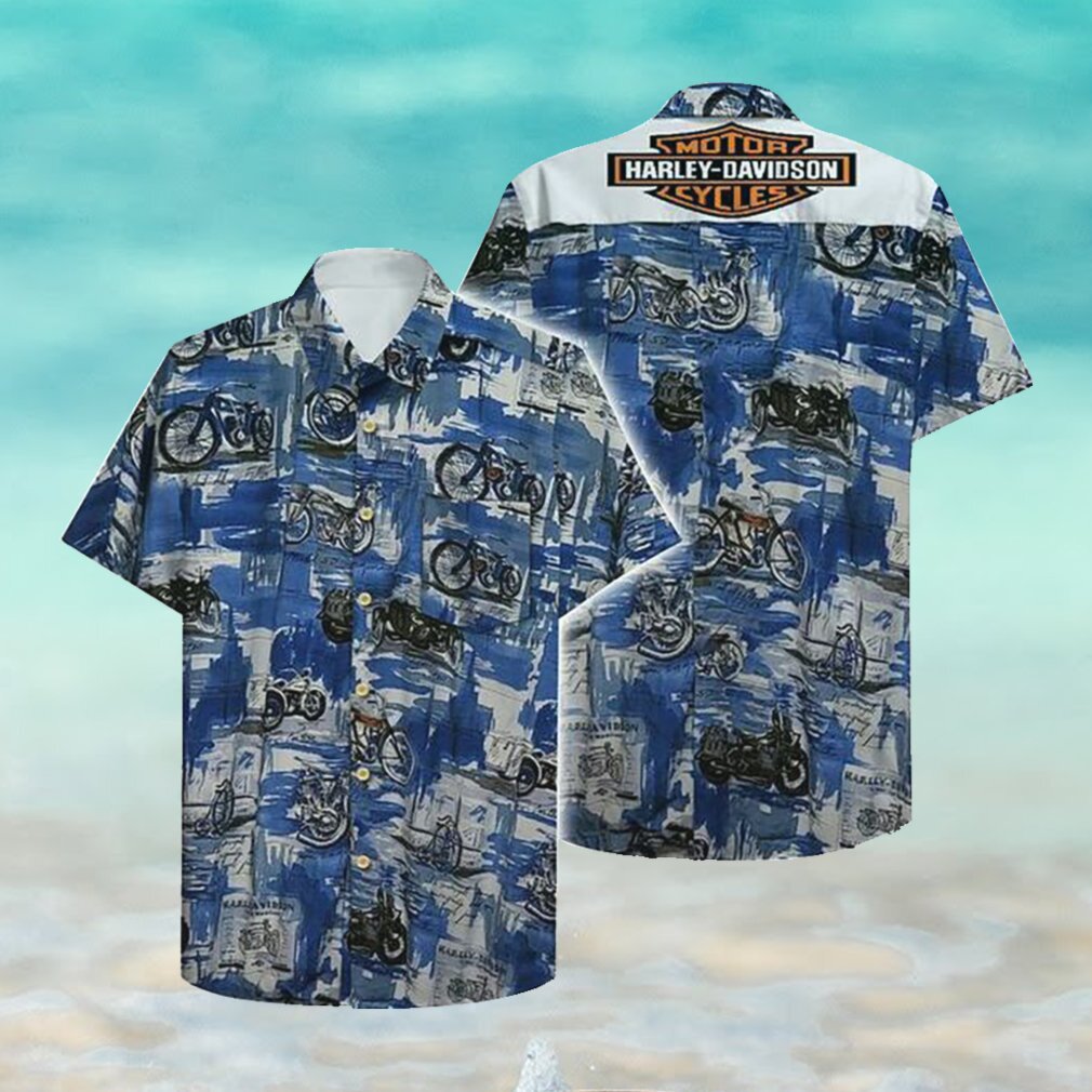 Harley Davidson  Hawaiian Shirt Fashion Tourism For Men, Women Shirt