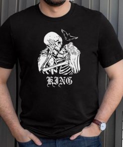 King Kissing Skeletons in Love Skull T shirt