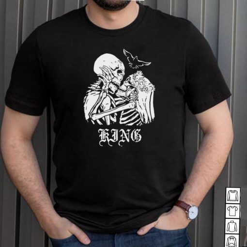 King Kissing Skeletons in Love Skull T shirt