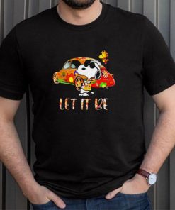 Let it be snoopy summer shirt