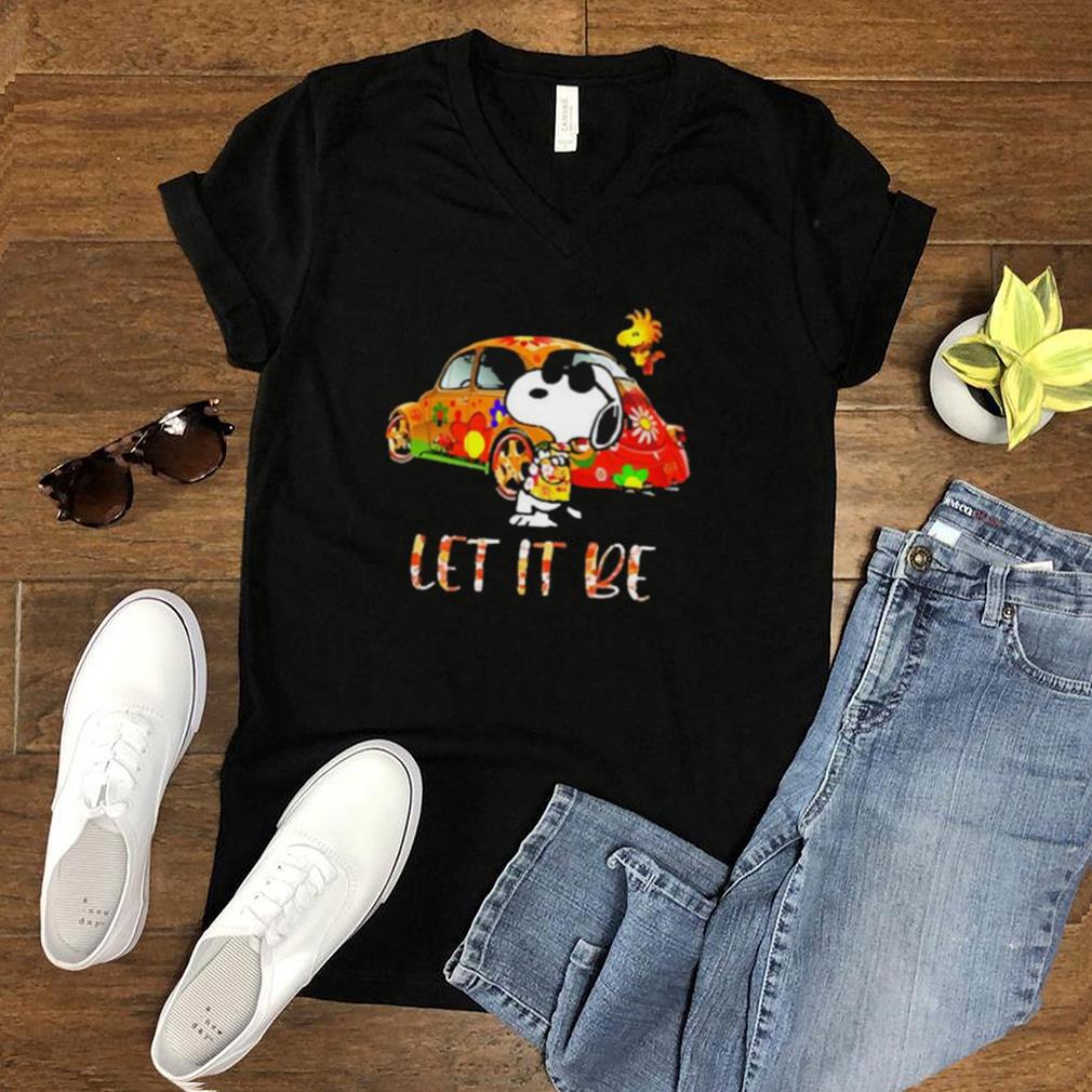 Let it be snoopy summer shirt
