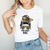 Messy Bun Life Hair Glasses NEW JERSEY Girl shirt
