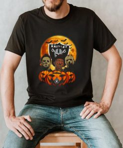 Michael Myers Freddy Krueger Jason Voorhees Oakland Raiders Halloween shirt