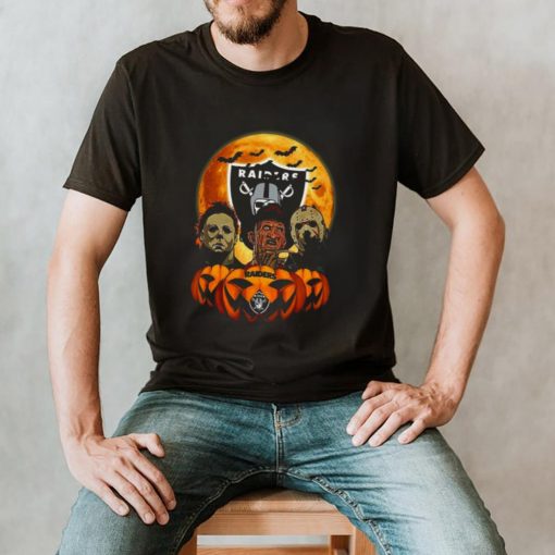 Michael Myers Freddy Krueger Jason Voorhees Oakland Raiders Halloween shirt