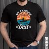 My Favorite Fishing Buddy Calls Me Dad Fathers Day Vintage Sunset T Shirt