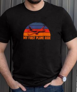 My first plane ride airplane vintage T Shirt