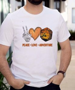 Peace Love Adventure Halloween shirt