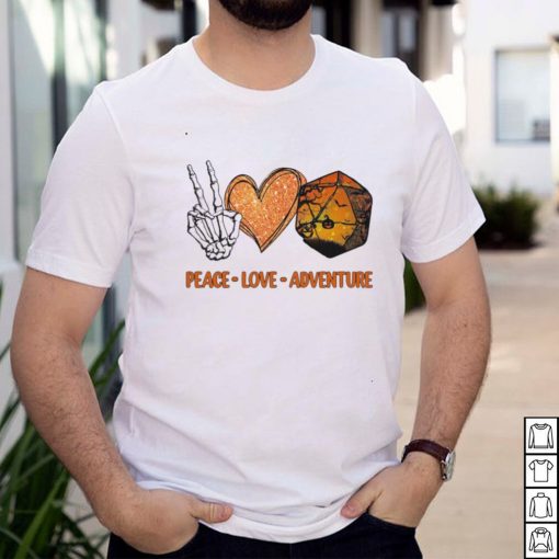 Peace Love Adventure Halloween shirt