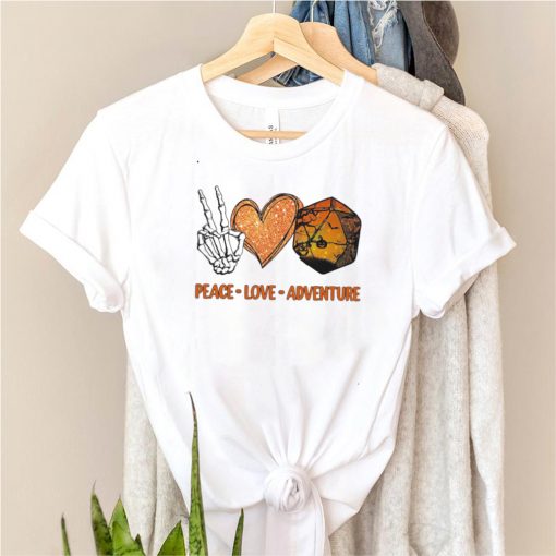 Peace Love Adventure Halloween shirt