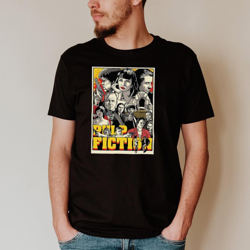 Pulp Fiction Poster Characters T hoodie, tank top, sweater