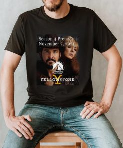 Season 4 Premieres November 7 2021 Paramount Network Yellowstone T shirt