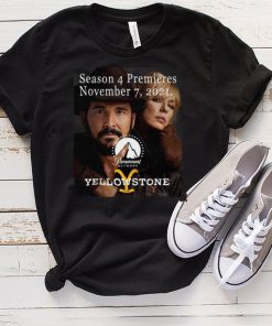 Season 4 Premieres November 7 2021 Paramount Network Yellowstone T shirt