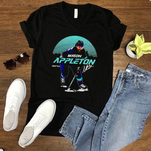Seattle Hockey Mason Appleton Skyline signature shirt