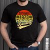 September 1973 48 Years of Being Awesome Since Vintage T Shirt