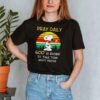 Snoopy pray daily God is easier to talk than most people shirt