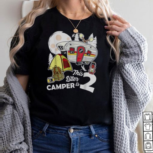This Little Is Camping 2nd Birthday shirt