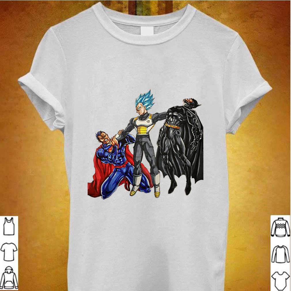 Vegeta Vs Batman And Superman shirt, Hoodie, Sweater, Ladie Tee