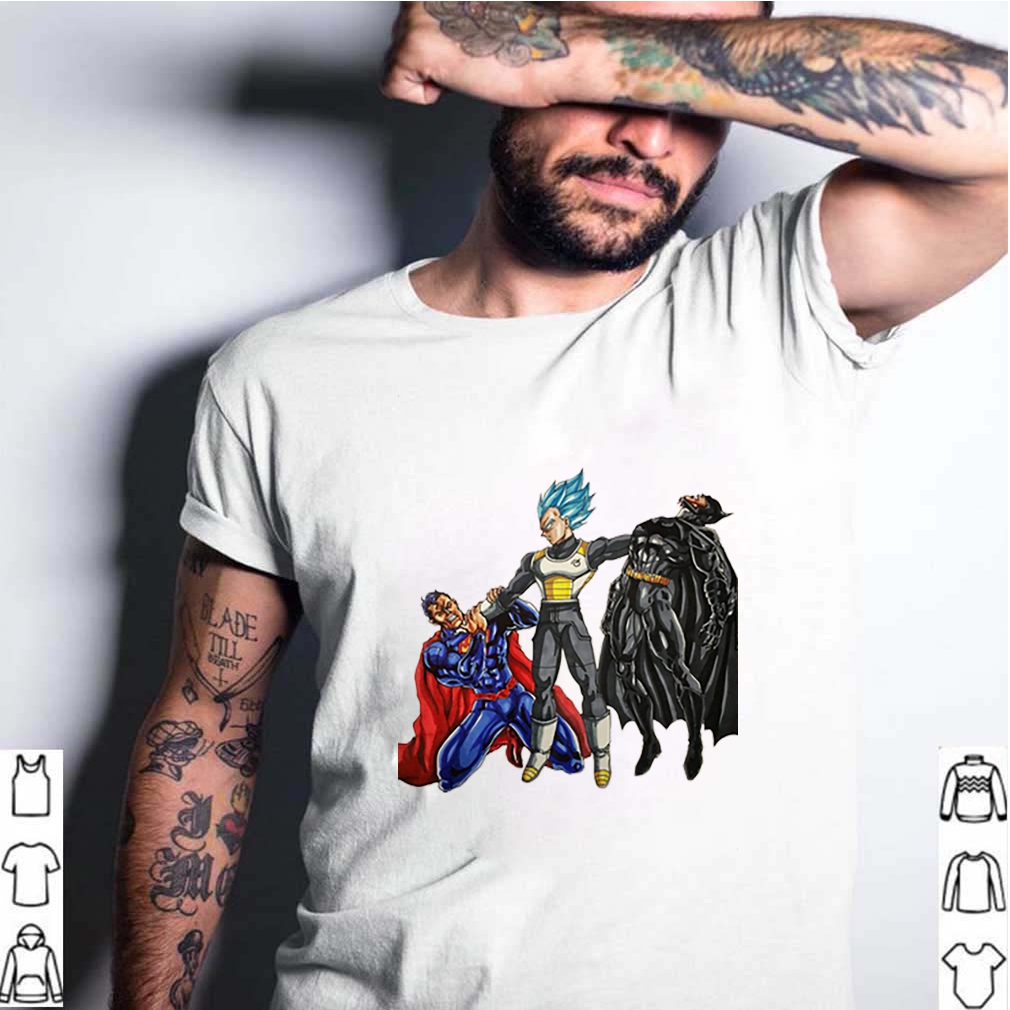 Vegeta Vs Batman And Superman shirt, Hoodie, Sweater, Ladie Tee