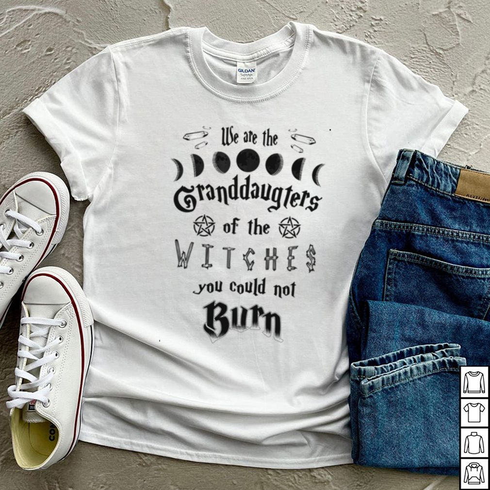 We Are The Granddaughters Of The Witches Halloween Pentagram shirt