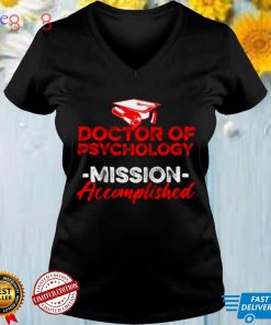 PsyD Doctor of Psychology mission accomplished Doctorate Graduation Raglan Baseball T shirt