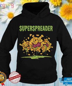 Superspreader Virus Flu Waves Quarantine Gift Idea T Shirt