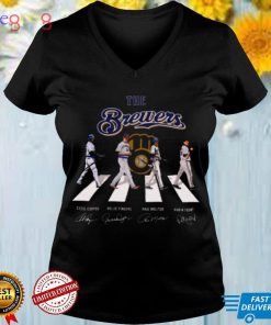 The Milwaukee Brewers Baseball Teams 2021 Abbey Road Signatures Shirt