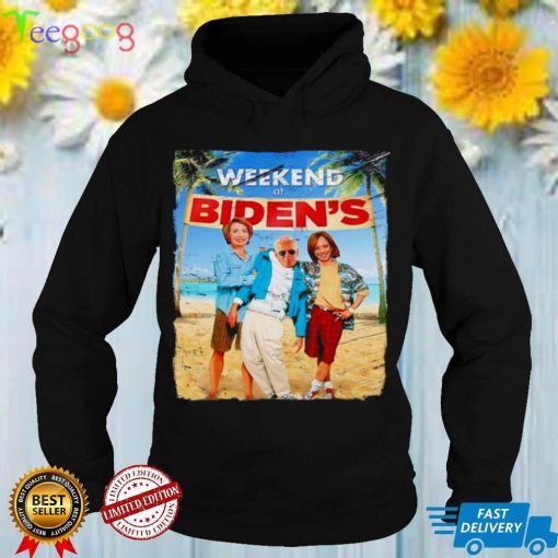 Weekend at Bidens funny Joe Biden President Democrat on beach shirt