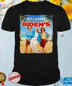 Weekend at Bidens funny Joe Biden President Democrat on beach shirt