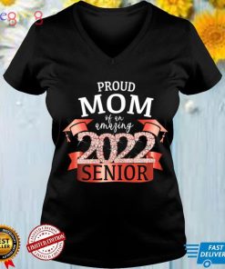 Womens Proud Mom of a 2022 Senior I School Color Red Party Decor T Shirt