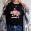 Axolotl Santa Hat Christmas Santalotl Pun Meme Classic T Shirt