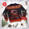 Chicago Bears Grateful Dead SKull And Bears Custom Name Ugly Sweater NFL Football Christmas Shirt