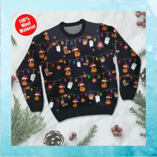 Christmas Guitar Ugly Sweater For Guitar Lovers On Christmas Days