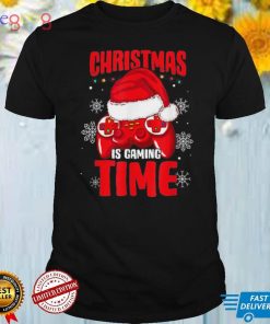 Christmas Is Gaming Time Gamepad Controller Game Video Gamer Shirt