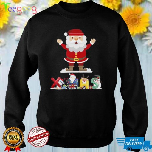 Christmas Santa Claus Tshirt Holiday Pajama Xmas 2021 Shirt