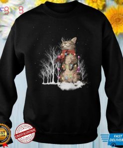 Cute Cat with Christmas Shirt