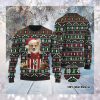 Funny Corgi In The Gift Box Ugly Sweater For Corgi Lovers On Christmas Day
