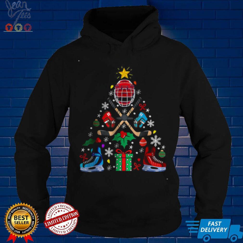 Ice Hockey Christmas Ornament Tree Xmas Boys Shirt