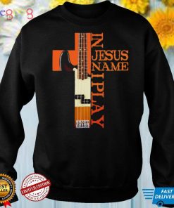 In Jesus Name I Play Bass Classic T Shirt
